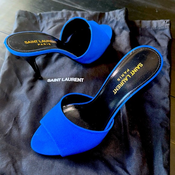 Saint Laurent LA 16 mules - size 36/US size 6 - Picture 1 of 3